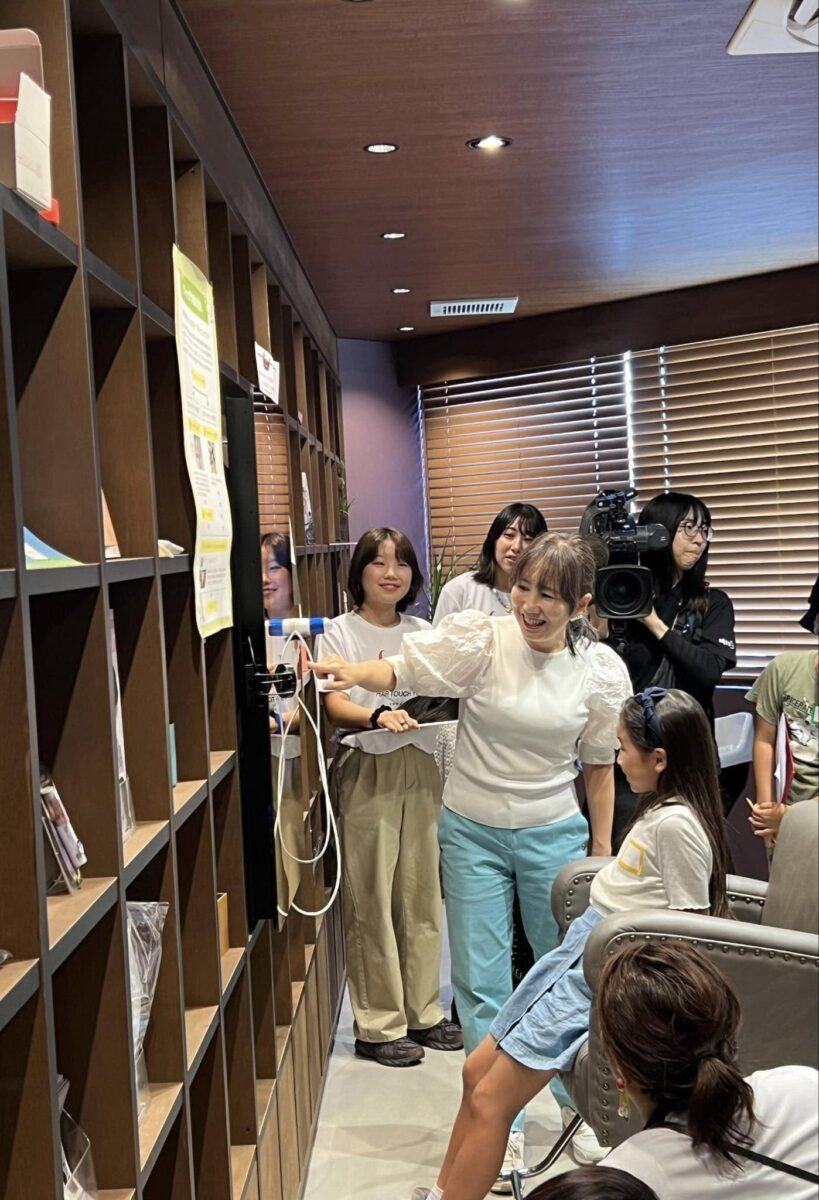FINO【HAIR TOUCH YOU　のばせば届く。】プロジェクトの一環で 「夏休みの親子参加型ワークショップ」 の様子がCBCで放送されました